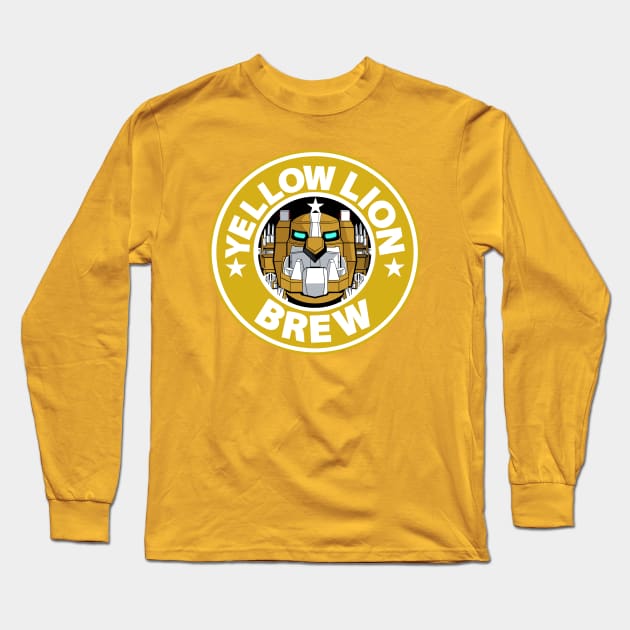 Yellow Lion Brew Long Sleeve T-Shirt by Lmann17